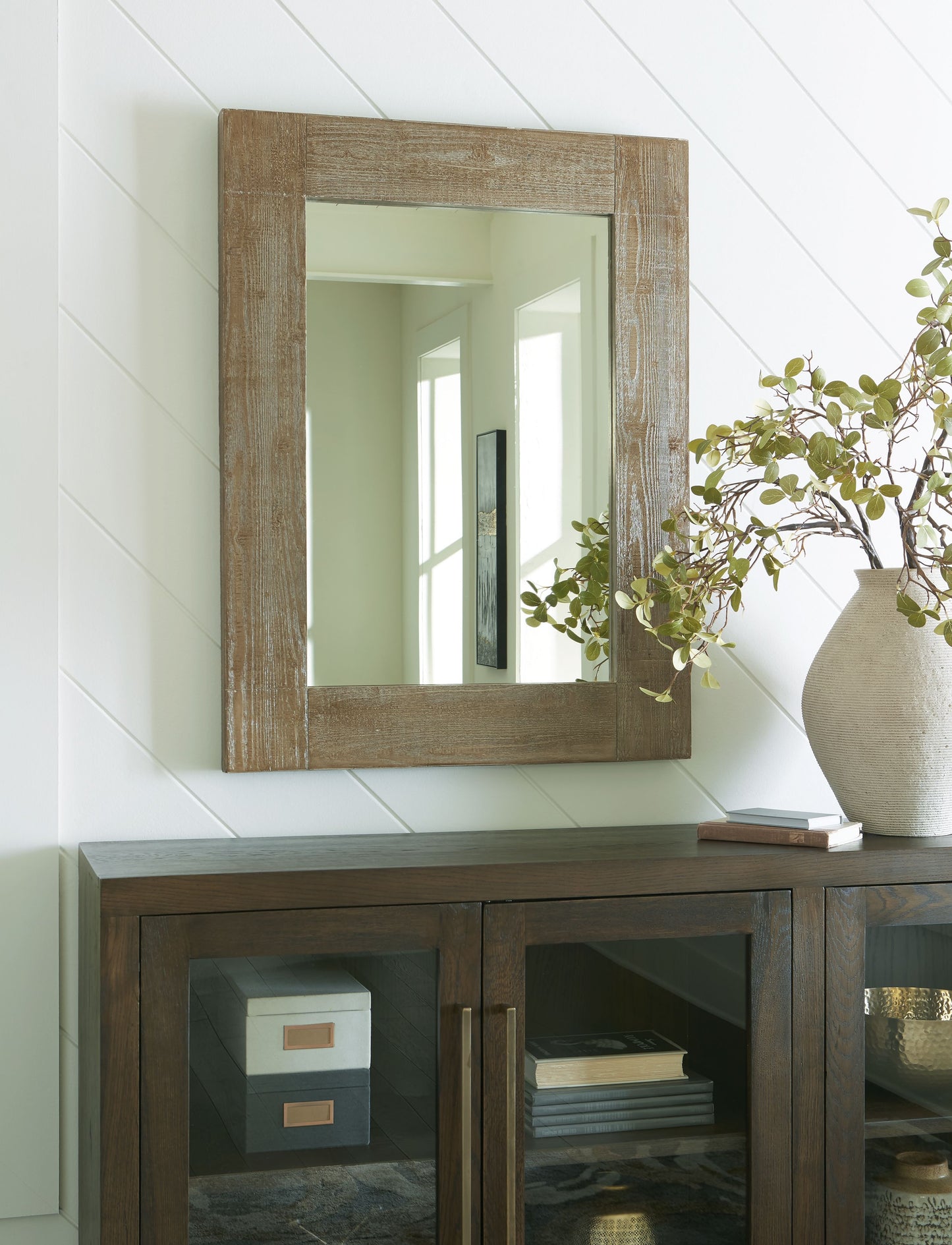 Waltleigh - Distressed Brown - Accent Mirror