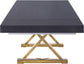 Excel - Extendable Dining Table with Gold Base