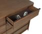 Maderia - 8-Drawer Dresser And Mirror - Walnut