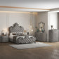 Perine - Nightstand - Gray Velvet