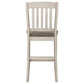 Sarasota - Wood Counter Chair (Set of 2) - Rustic Cream