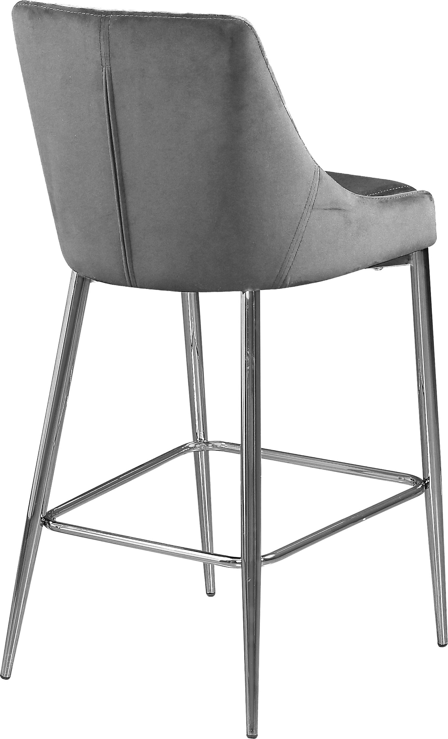 Karina - Stool with Chrome Legs (Set of 2)