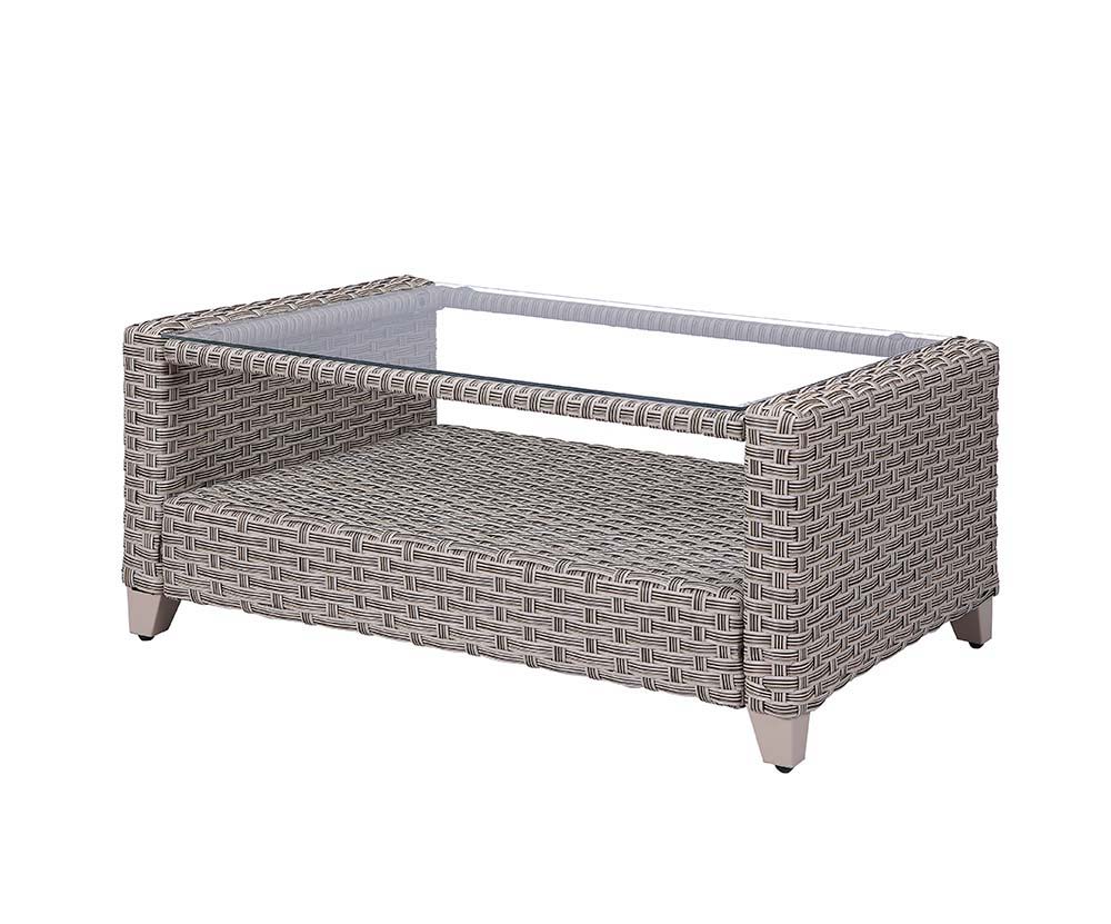 Greeley - Patio Set - Gray Fabric & Gray Finish