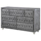 Deanna - 7-Drawer Upholstered Dresser