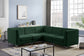 Alina - Modular Sectional 5 Piece - Green