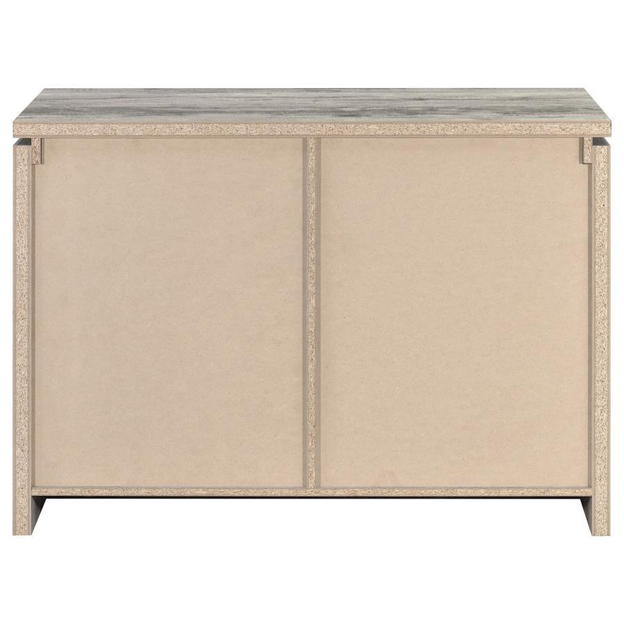 Enoch - 2 Door Engineered Wood Accent Cabinet - Gray Driftwood