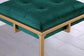 Nadia - Upholstered Backless Bar Stool (Set of 2) - Hunter Green