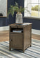 Treytown - Grayish Brown - Chair Side End Table