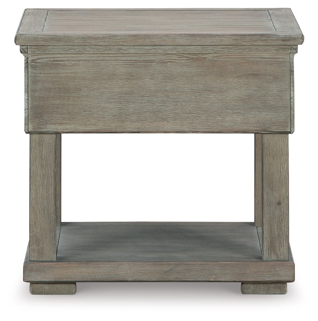 Moreshire - Bisque - Rectangular End Table