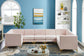 Alina - Modular Sectional 8 Piece - Pink - Fabric