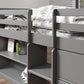 Fabiana - Twin Loft Bed - Gray Finish