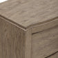 Avalon - Nightstand With Charging Station - Burnished Beige