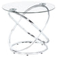 Warren - 3 Piece Occasional Set - Chrome And Clear