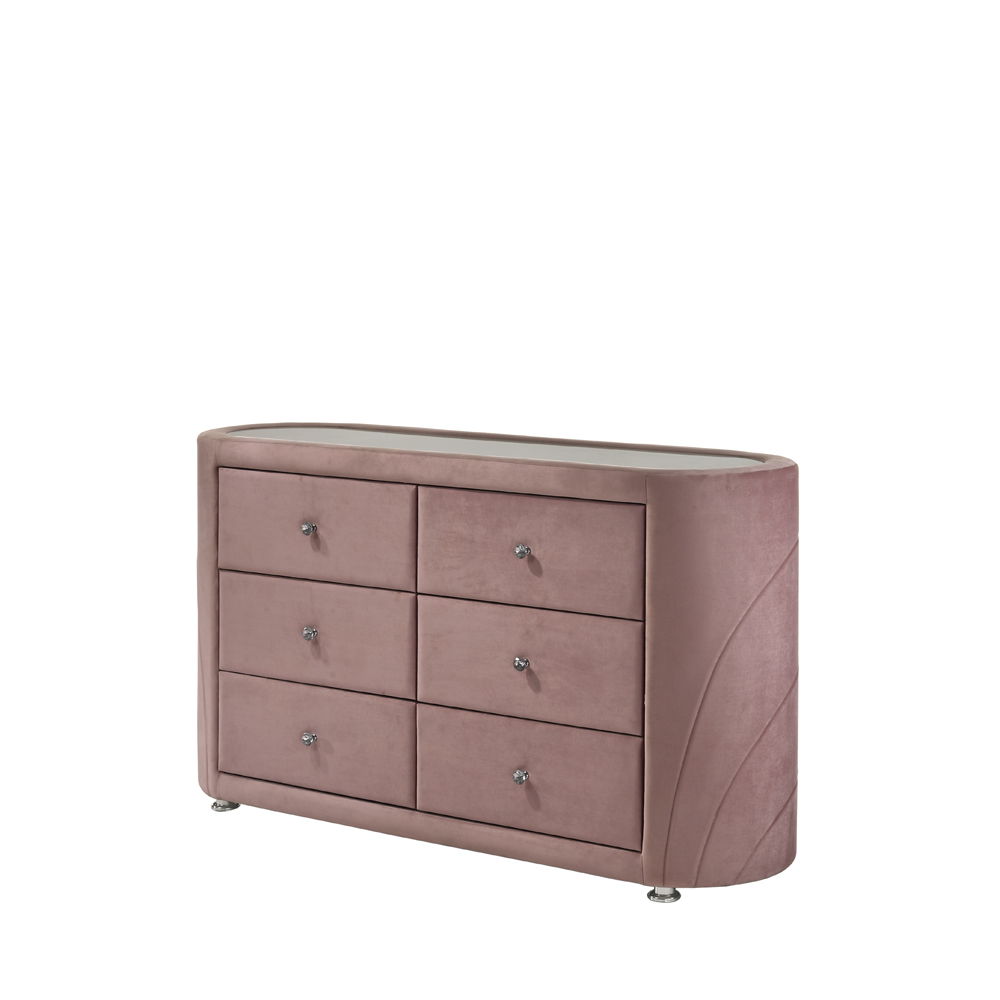 Salonia - Dresser - Pink Velvet