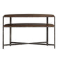 Breckinridge - Demilune Sofa Table - Dark Brown