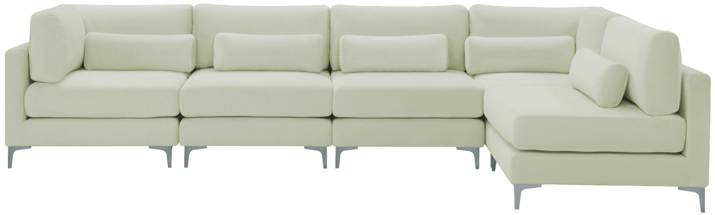 Julia - Modular Sectional 5 Piece - Cream