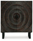 Fosterman - Distressed Black - Accent Cabinet