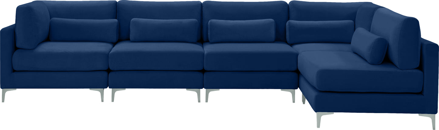 Julia - Modular Sectional 5 Piece - Navy