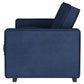 Gretchen - Multipurpose Upholstered Convertible Sleeper Sofa Bed - Navy Blue