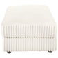 Emberson - Upholstered Rectangular Storage Ottoman - Ivory