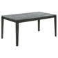 Stevie - Rectangular Faux Marble Top Dining Table