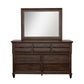 Avenue - Rectangle Dresser Mirror - Weathered Burnished Brown