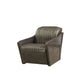 Winchester - Chair - Aluminum & Distress Espresso Top Grain Leather