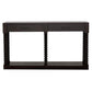 Meredith - 2-Drawer Sofa Table - Coffee Bean