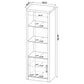 Burke - 3-Shelf Engineered Wood Media Tower - Gray Driftwood