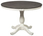 Nelling - White / Brown / Beige- Dining Room Table