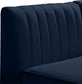 Alina - Modular Sectional 5 Piece - Navy - Fabric