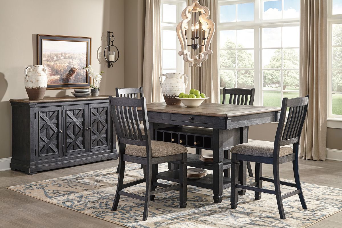 Tyler Creek - Counter Height Table Set