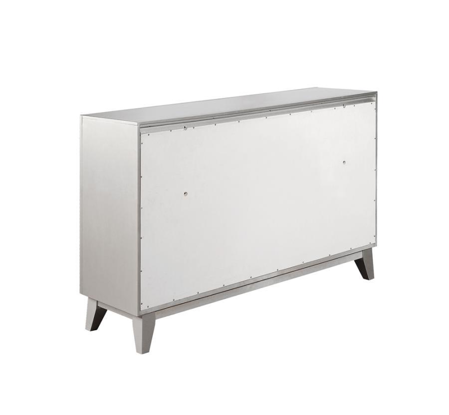 Leighton - 7-Drawer Dresser - Metallic Mercury