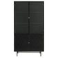 Santiago - Rectangular 4-Door Cabinet - Matte Black