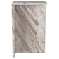 Bowdoin - Genuine Marble Accent Side Table - Gray