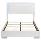 Felicity - Wood LED Panel Bed