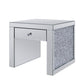 Noralie - End Table - Mirrored & Faux Diamonds - 23"