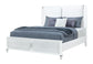 Apollo - King Bed - Gray / White