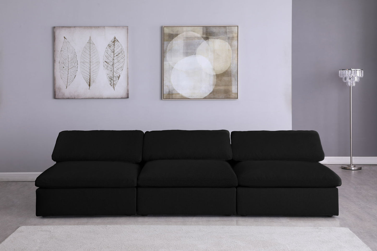 Serene - Modular Armless 3 Seat Sofa