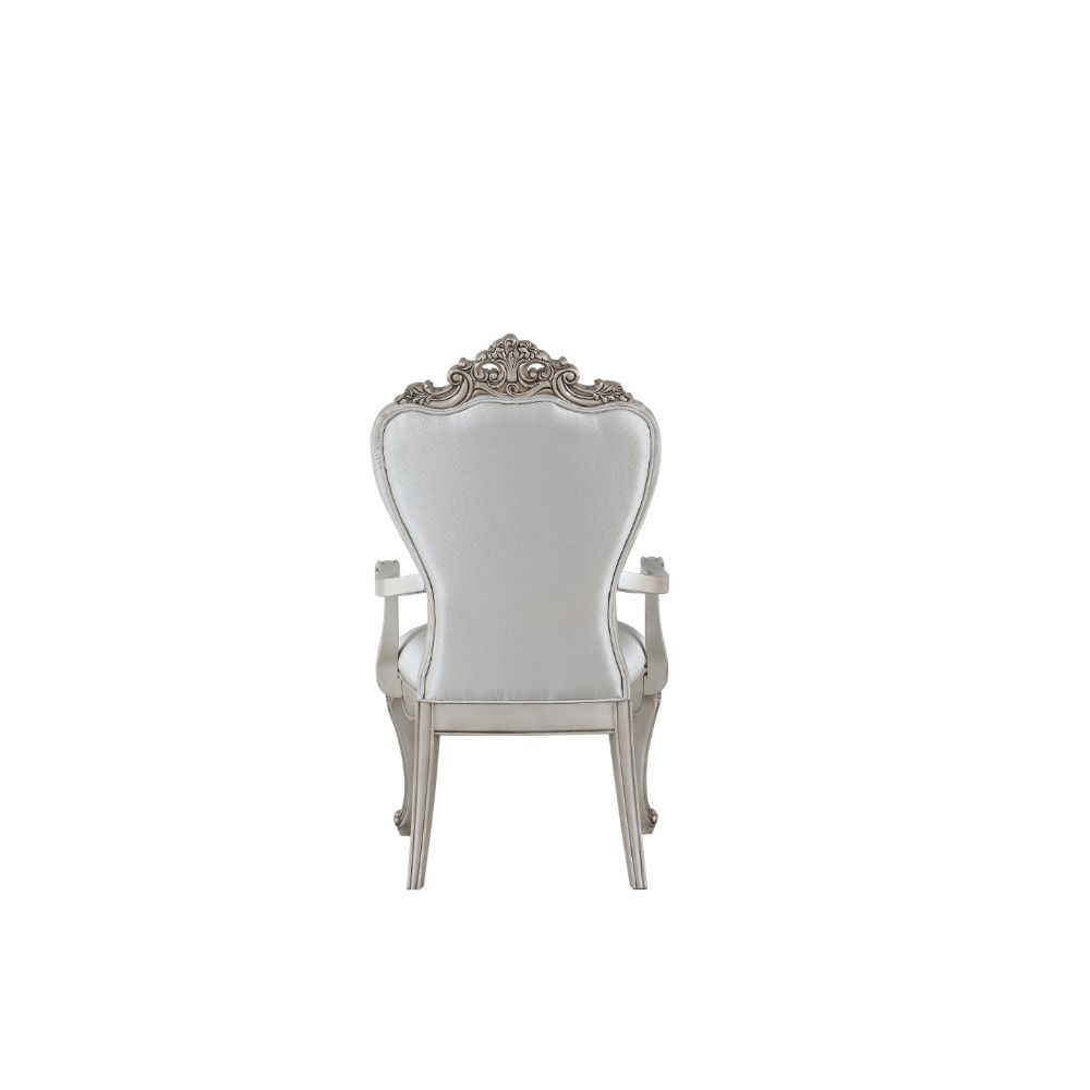 Gorsedd - Chair (Set of 2) - Cream Fabric & Antique White