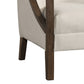 Hopkins - Chair With Brown Arm Columbia Natural