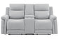 U1797 - Reclining Sofa & Console Reclining Loveseat - Gray