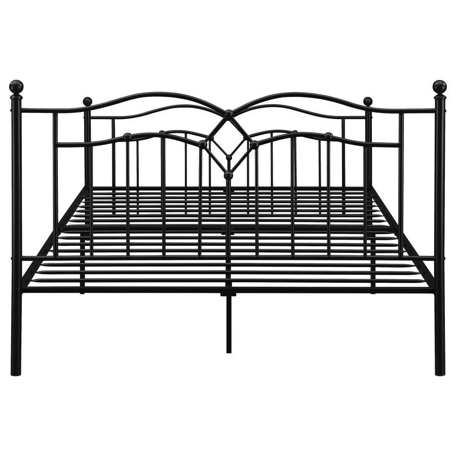 Klossen - Metal Queen Open Frame Bed - Black