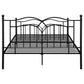 Klossen - Metal Queen Open Frame Bed - Black