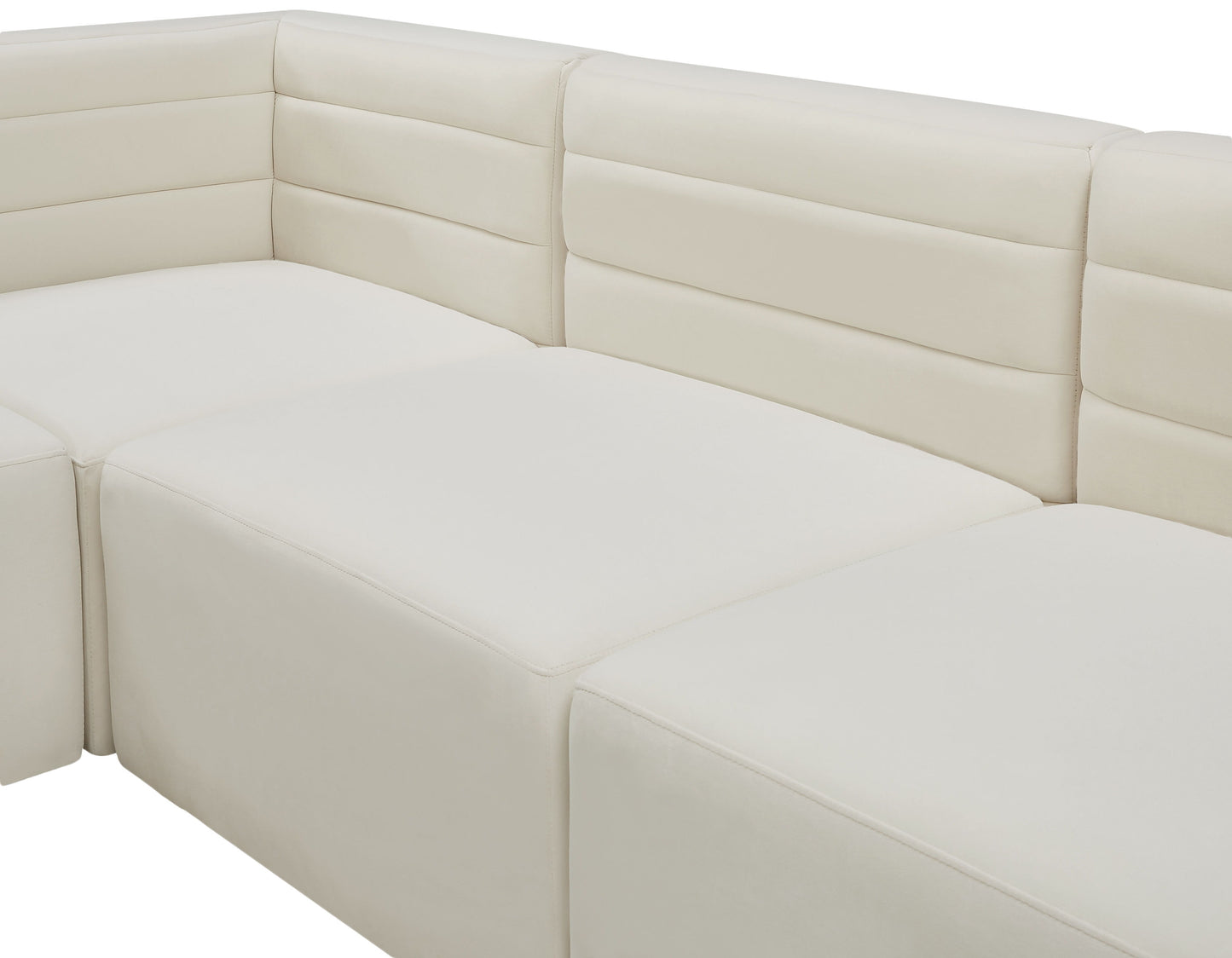 Quincy - Modular Sectional 5 Piece - Cream