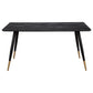 Zetta - Rectangular Wood Dining Table - Black