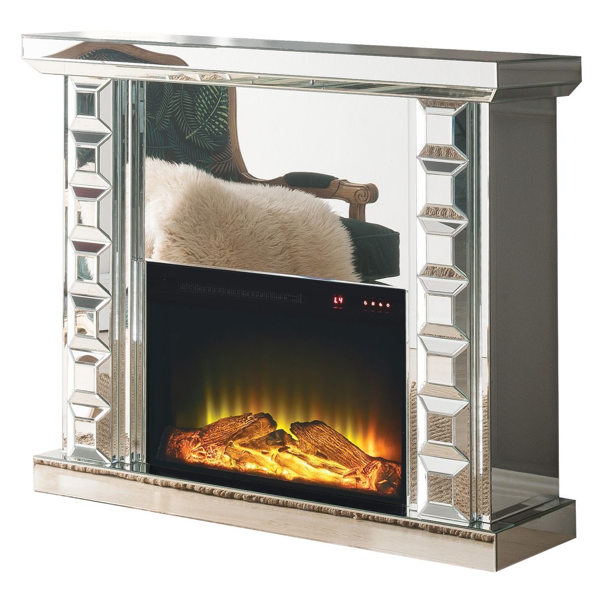 Dominic - Fireplace - Mirrored