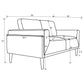 Rilynn - Upholstered Track Arm Sofa Set