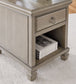 Lexorne - Gray - Rectangular End Table