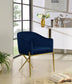 Xavier - Dining Chair with Gold Legs